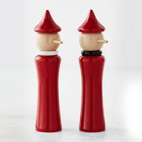 Williams Sonoma Snowman Salt and Pepper Set