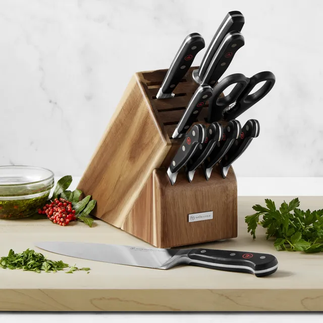 Wusthof Classic 6-Piece Starter Knife Acacia Block Set