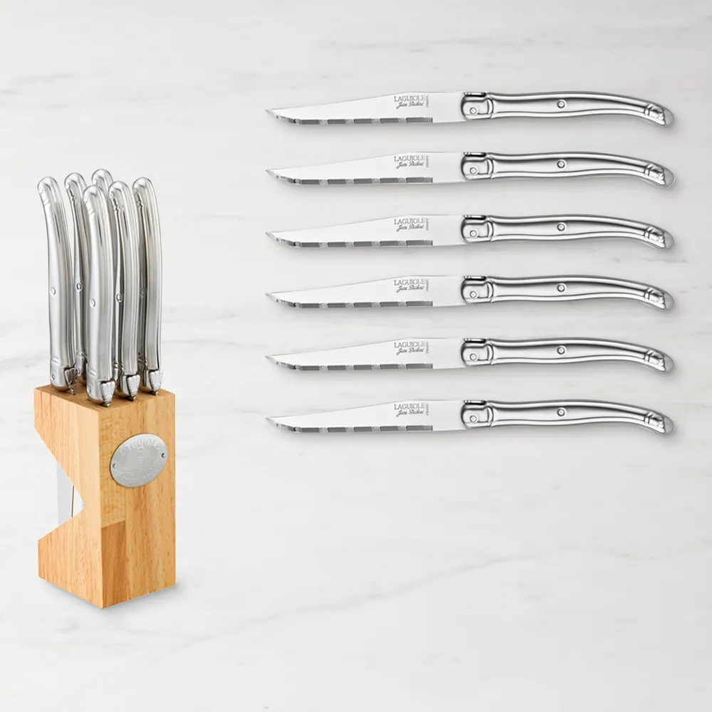 Laguiole Black ABS Steak Knife Set (Jean Dubost)