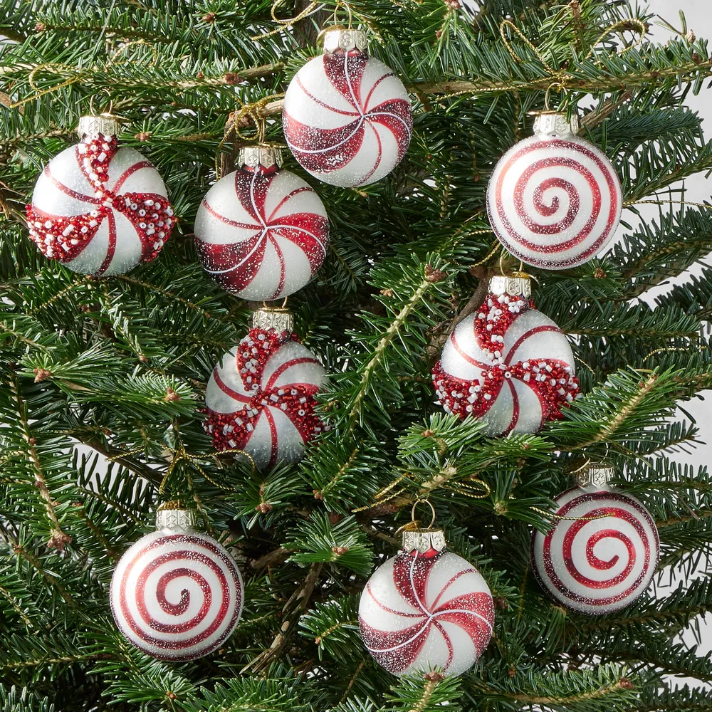 Assorted Ribbon Candy Ornaments