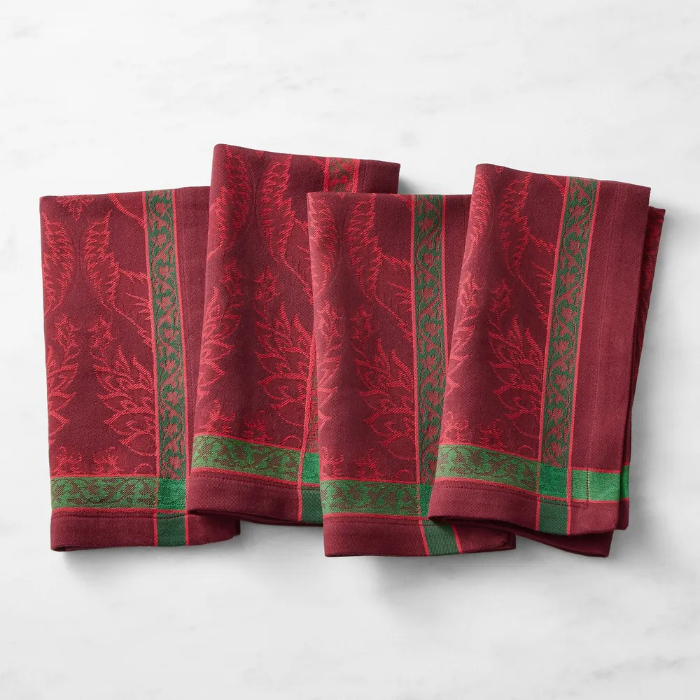 Bright Jacquard Napkins, Set of 4