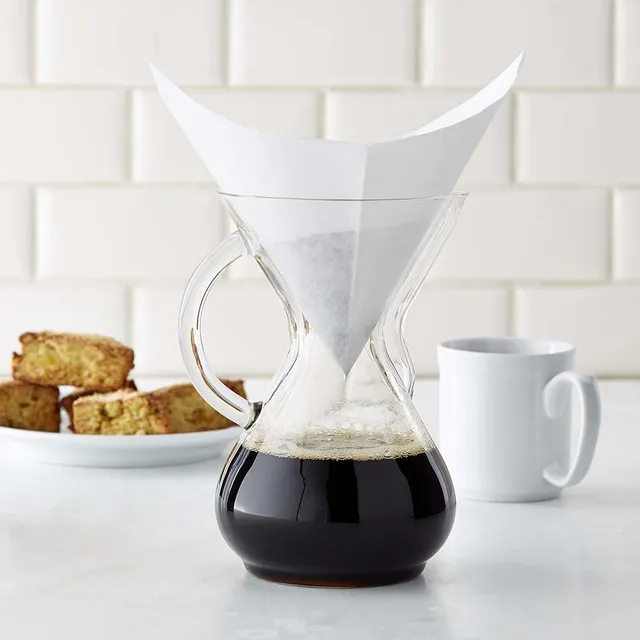 Chemex Pour-Over Glass Coffee Maker With Wood Collar by Williams