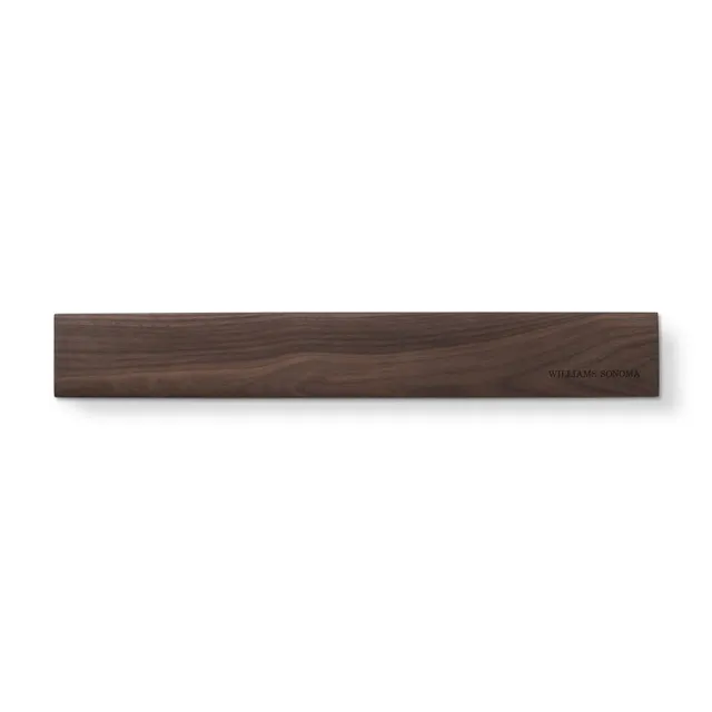 Williams Sonoma Walnut Wooden Magnetic Knife Rack