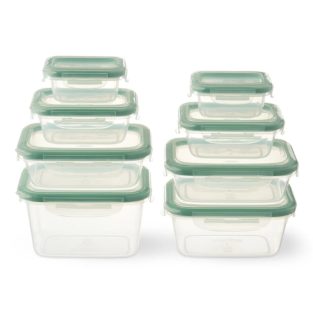 OXO 16-Piece Smart Seal Glass Container Set