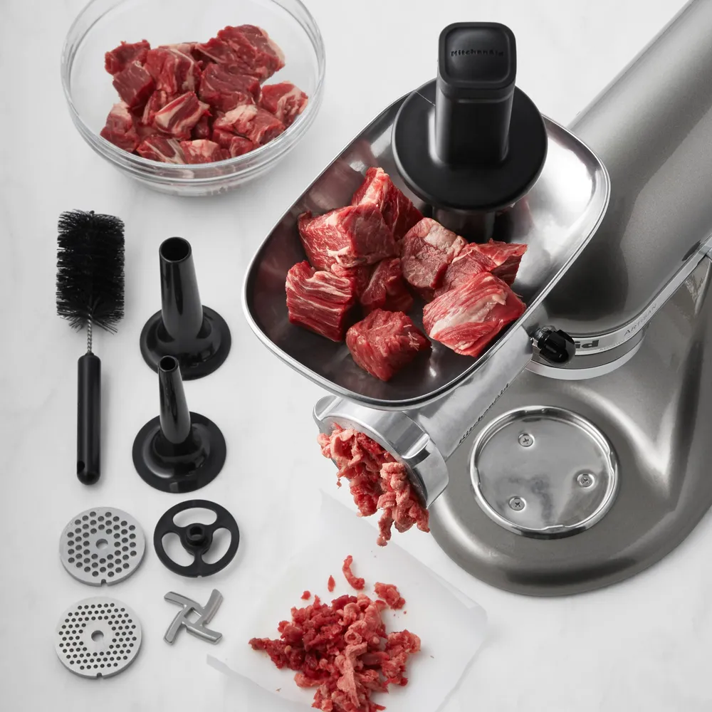 Williams Sonoma KitchenAid® Mixer Metal Food Grinder Attachment