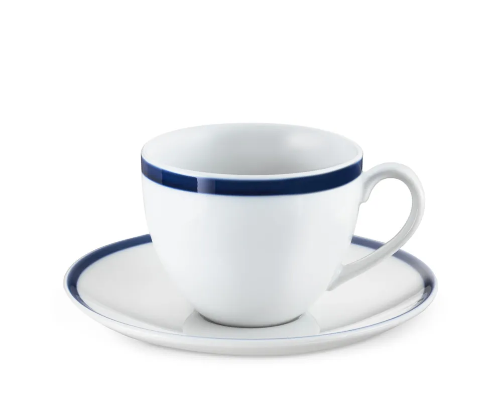 Brasserie Blue-Banded Porcelain Dinnerware Place Settings, Williams-Sonoma