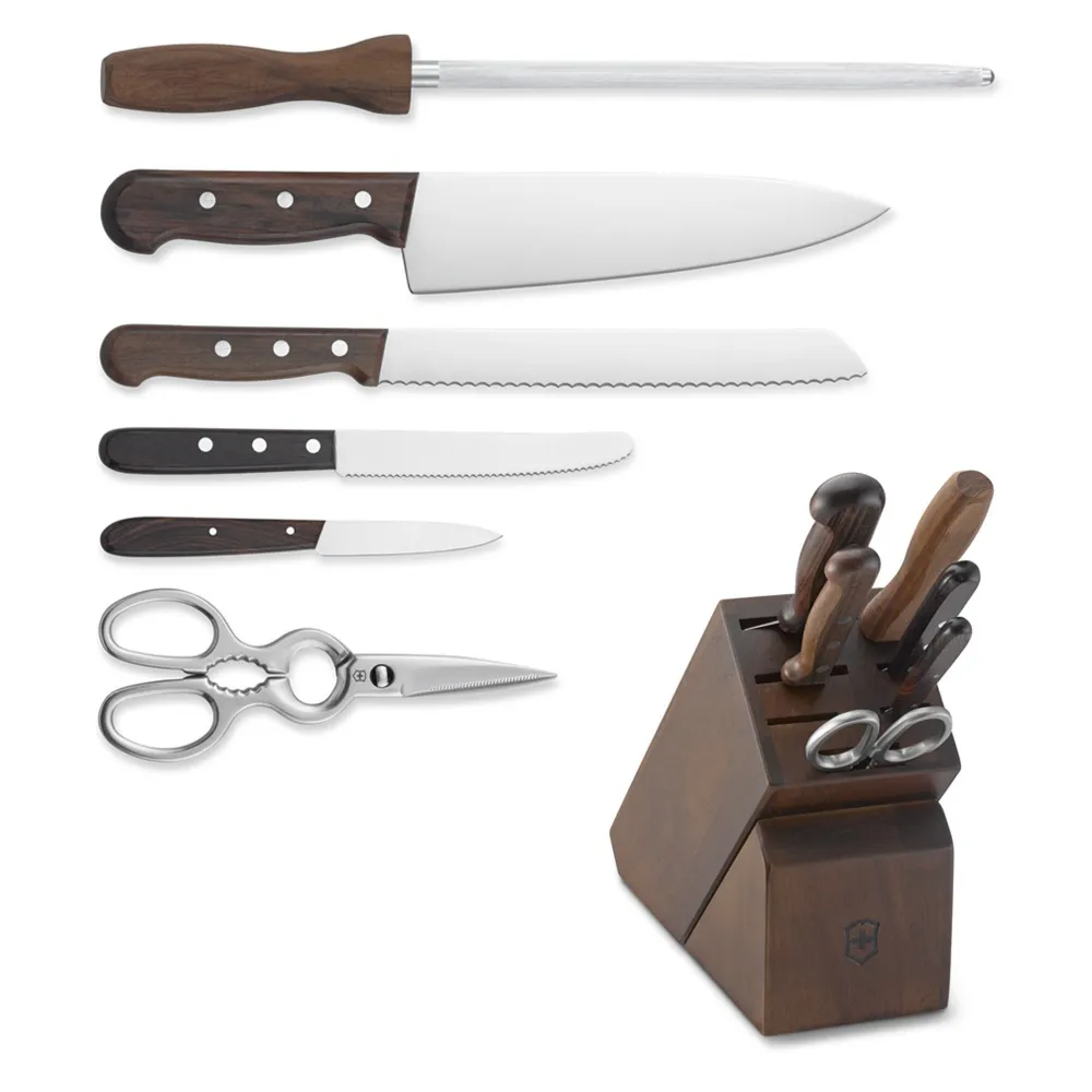 Victorinox Rosewood 7-Piece Knife Block Set