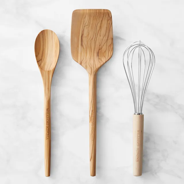 Williams Sonoma Olivewood Spoons, Set of 4