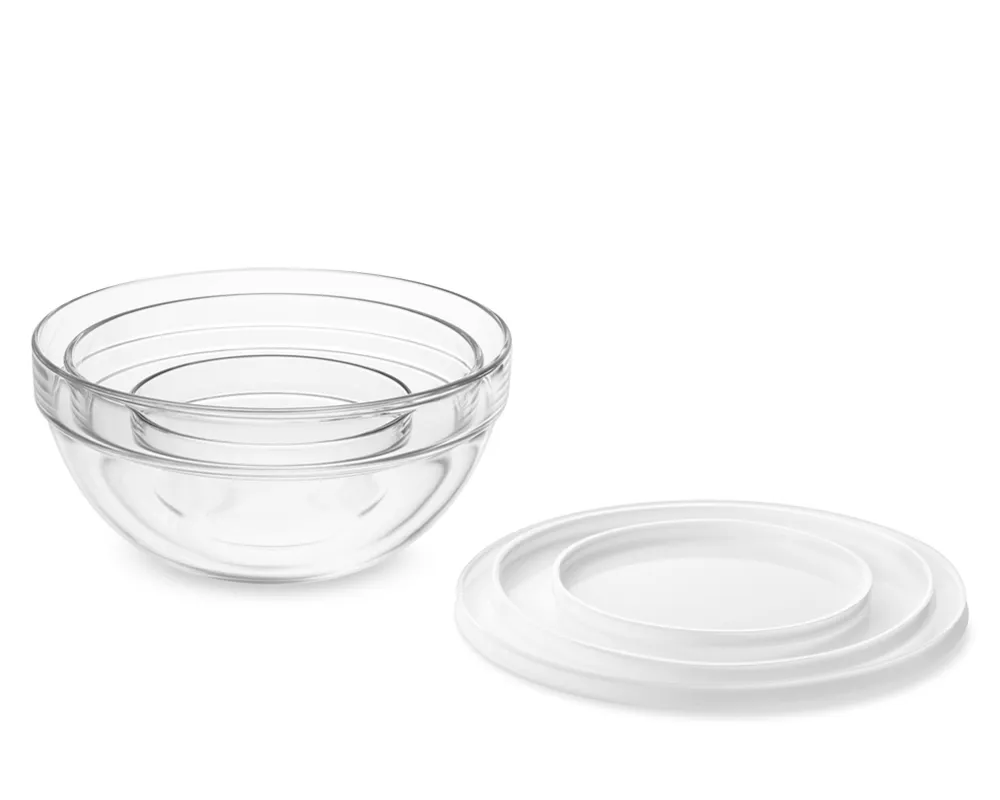 Williams Sonoma Pantry Porcelain Mixing Bowls, Set of 3