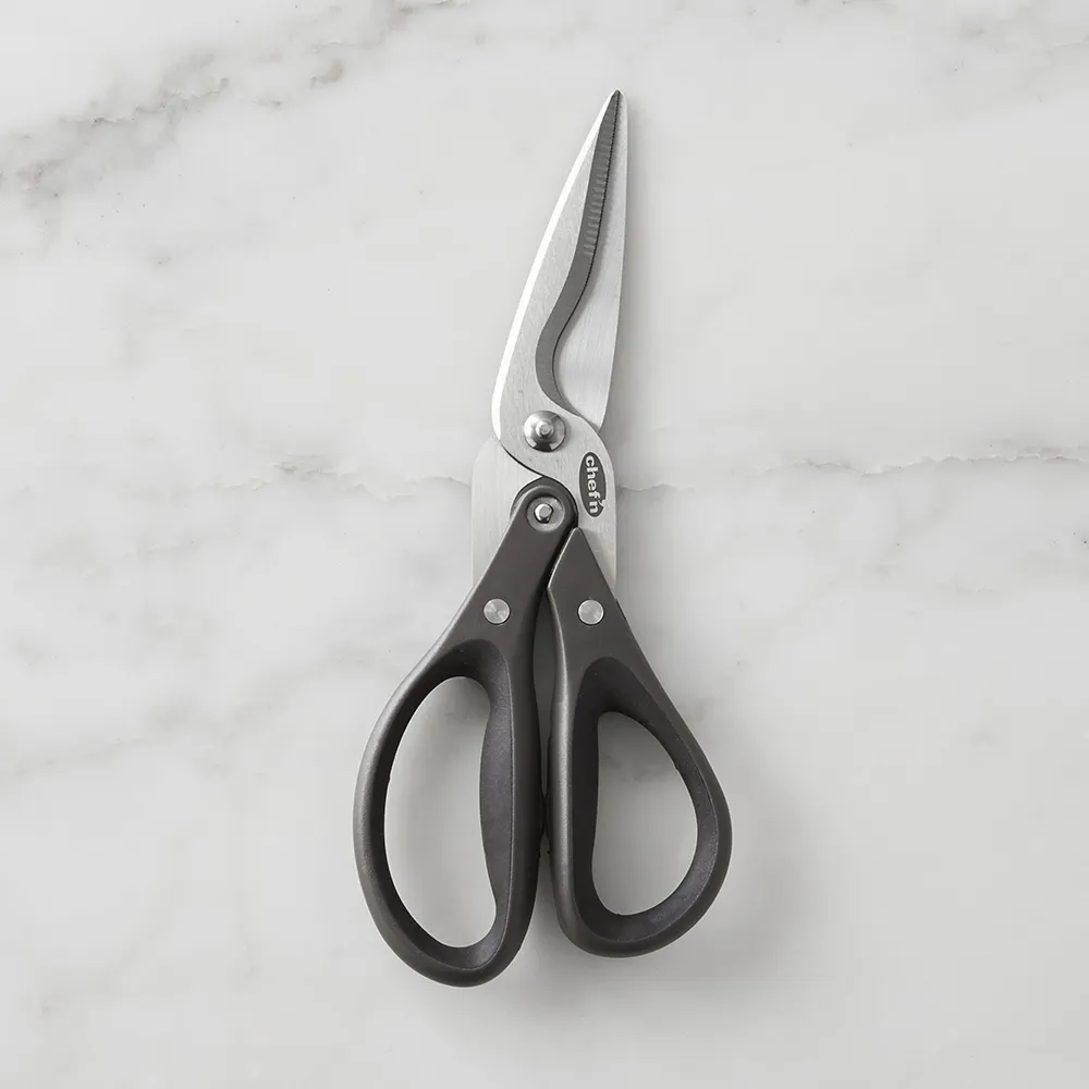 Chef'n FreshForce Gray/Red Stainless Steel Utility Scissors