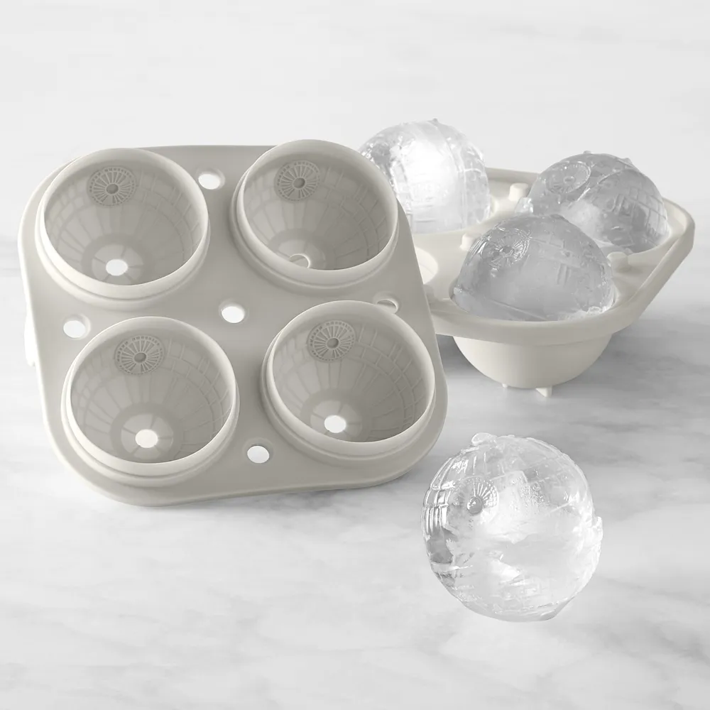 Star Wars Death Star Ice Cube Tray Molds Silicone Ice Molds Pack
