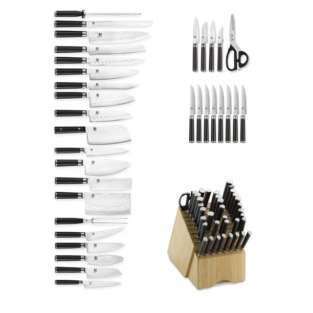 Shun Classic 19-Piece Knife Block Set