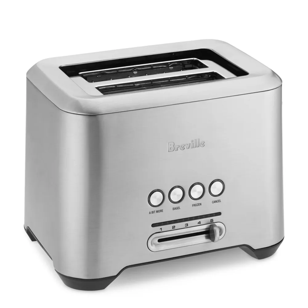 Breville the 'A Bit More 4-Slice Long-Slot Toaster Stainless Steel BTA730XL