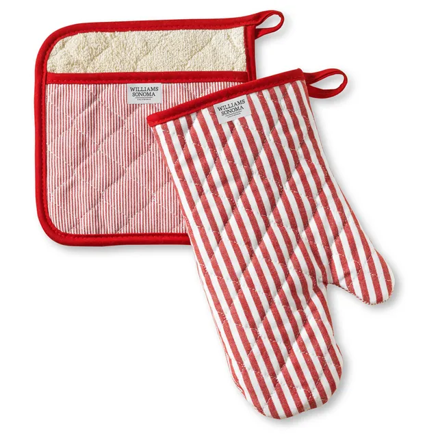 Williams Sonoma x Morris & Co. Bluebell Oven Mitt & Potholder Set