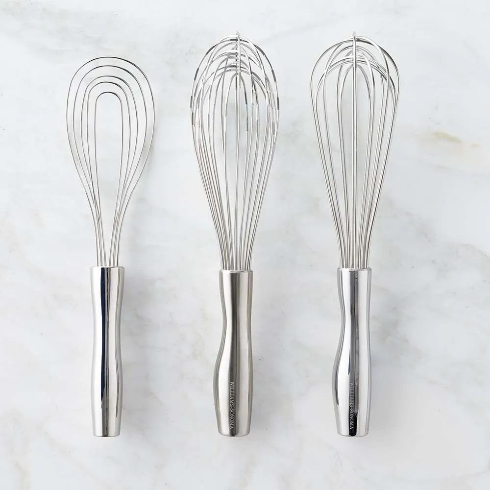 Handcrafted Pure Copper Flat Roux Whisk 