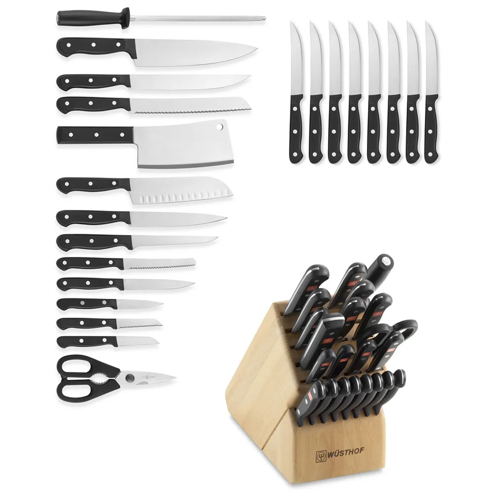 Wusthof Gourmet 6-Piece Starter Knife Block Set