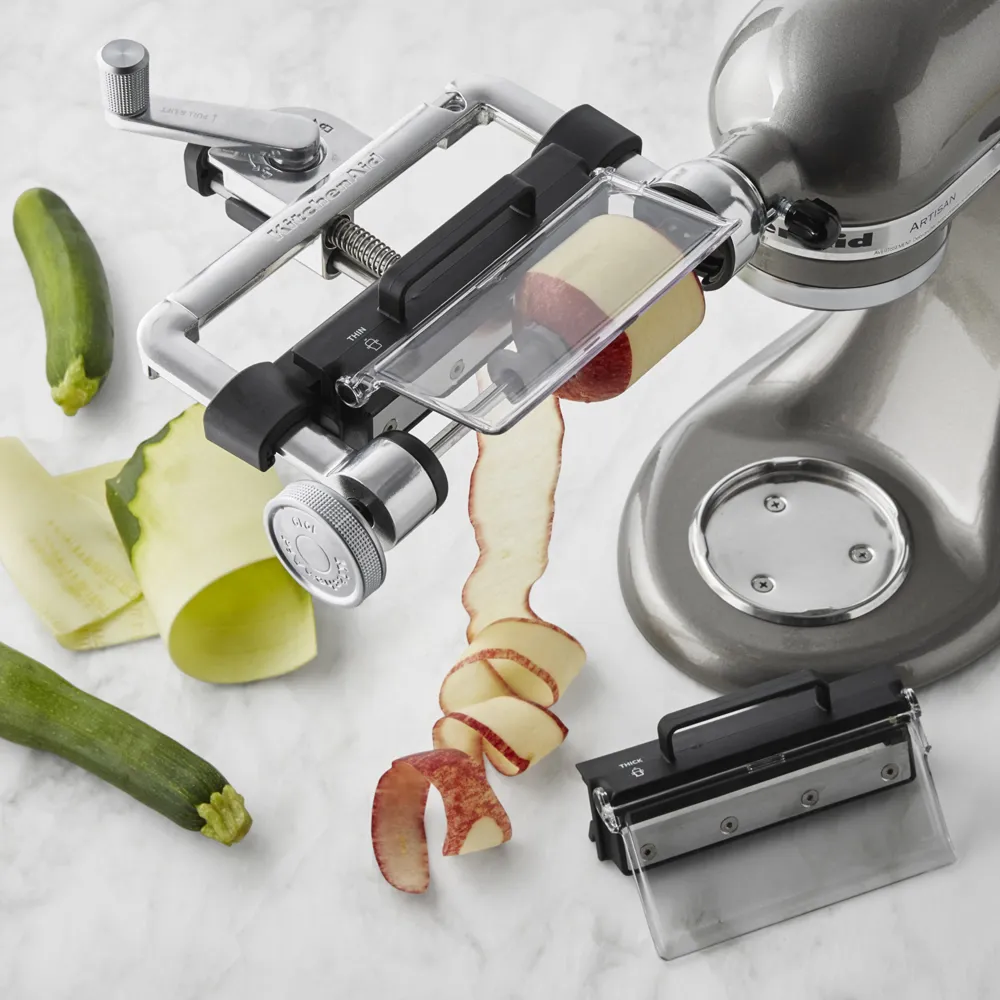 KitchenAid® Vegetable Sheet Cutter Attachment: Processing Hard Foods 