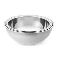 Stainless-Steel Restaurant Mixing Bowls