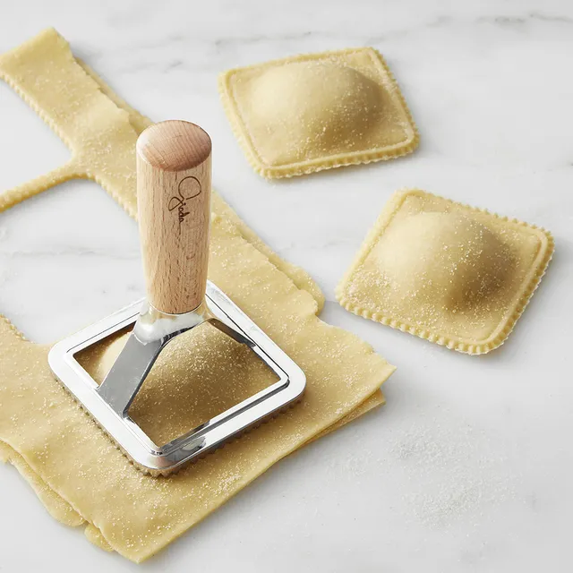 Williams Sonoma Ravioli Stamp with Walnut Handle