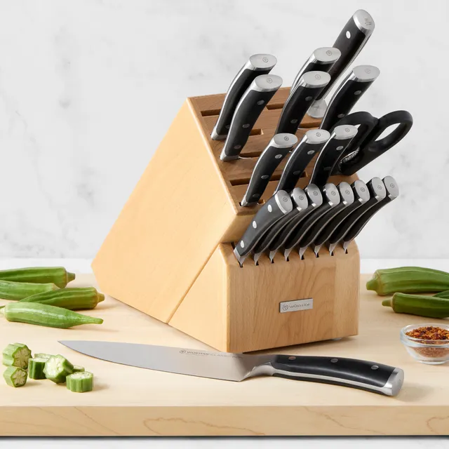 Williams Sonoma Wüsthof Classic Color Knife Block, Set of 8