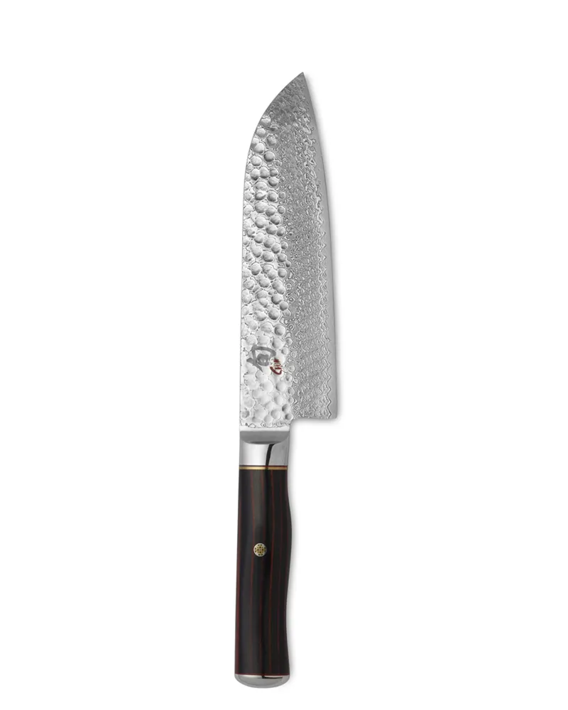 Santoku Knife, 7 Inch | Reddish ABS Handle
