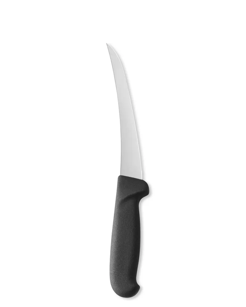 Victorinox Swiss Army Cutlery Fibrox Pro Boning Knife, Flexible Blade,  6-Inch, Black
