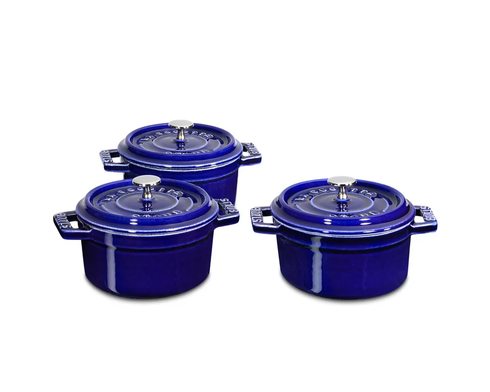 Staub Enameled Cast Iron Stackable Cookware Set