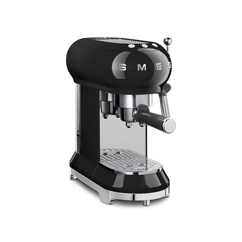 SMEG Cream Semi-Automatic Coffee and Espresso Machine with Milk Frother