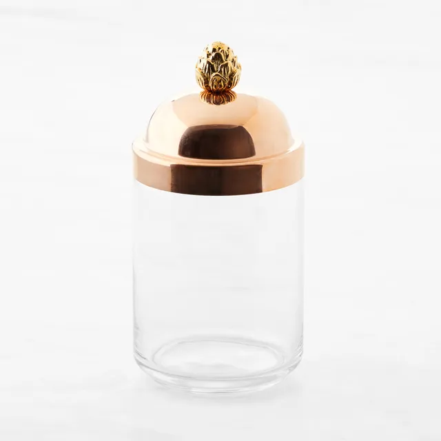 Ruffoni Glass Kitchen Jar with copper lid - Accessories – Ruffoni US