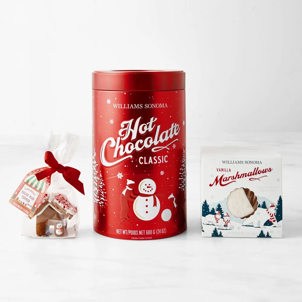 Williams Sonoma Fall Hot Chocolate Stacker & Pumpkin Marshmallows