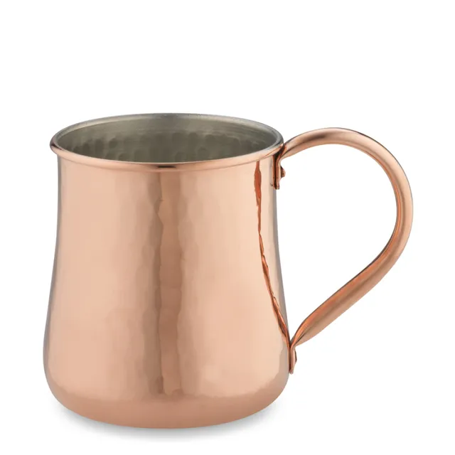 Williams Sonoma Antique Brass Hammered Mug