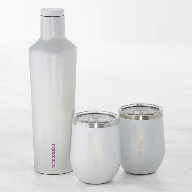 Corkcicle Insulated 25-Oz. Beverage Canteen & Stemless Wine Glass