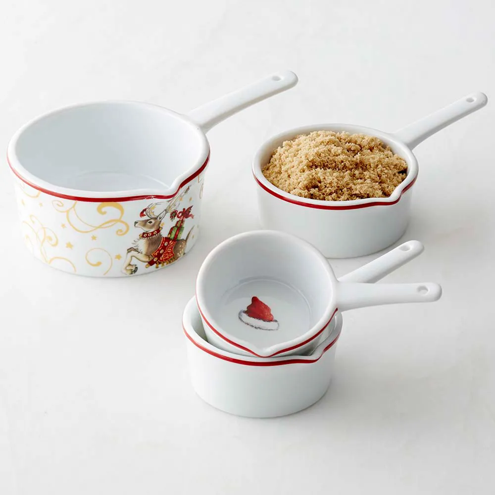 Williams Sonoma 'Twas the Night Before Christmas Measuring Cups, Set of 4