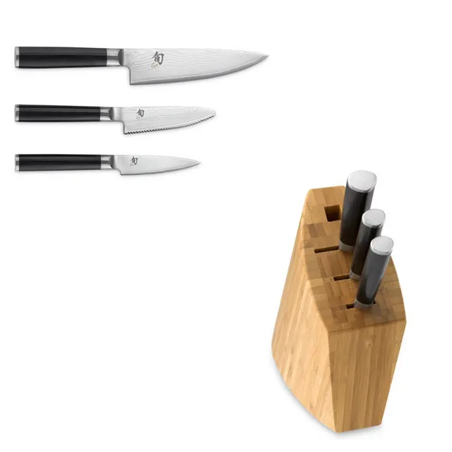 Shun Classic 4-Piece Essentials Knife Set