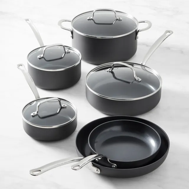 Joyce Chen Professional Series Carbon Steel Nonstick Wok with Lid 10-Piece  Set