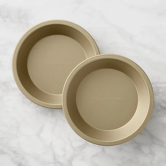 Williams Sonoma Fluted Gold-Rimmed Loaf Pan