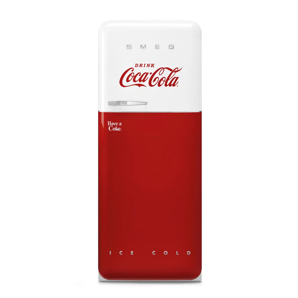 Williams Sonoma SMEG Fab 28 Coca Cola Refrigerator