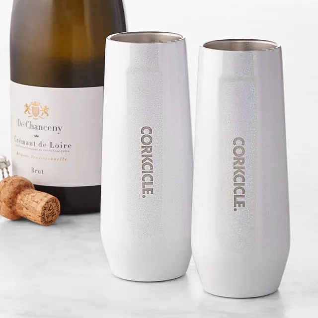 Corkcicle Stemless Flute Glass Set (Set of 2) – The Cottage Basket