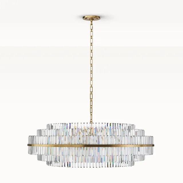 Phoebe Round LED Crystal Chandelier