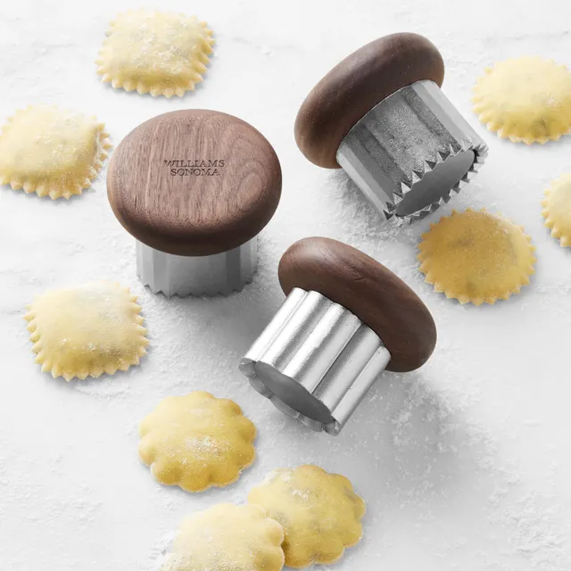 Williams Sonoma Ravioli Stamp with Walnut Handle