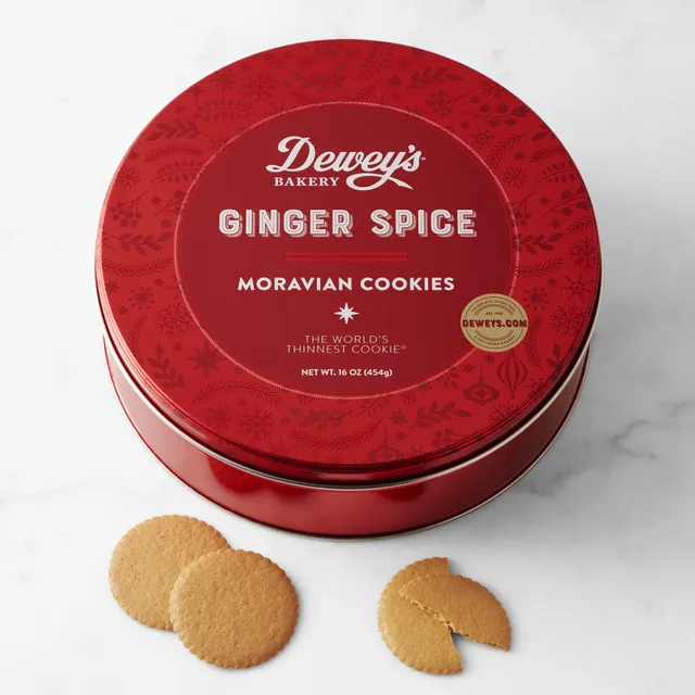 Williams Sonoma Ginger Spice Moravian Cookies Tin