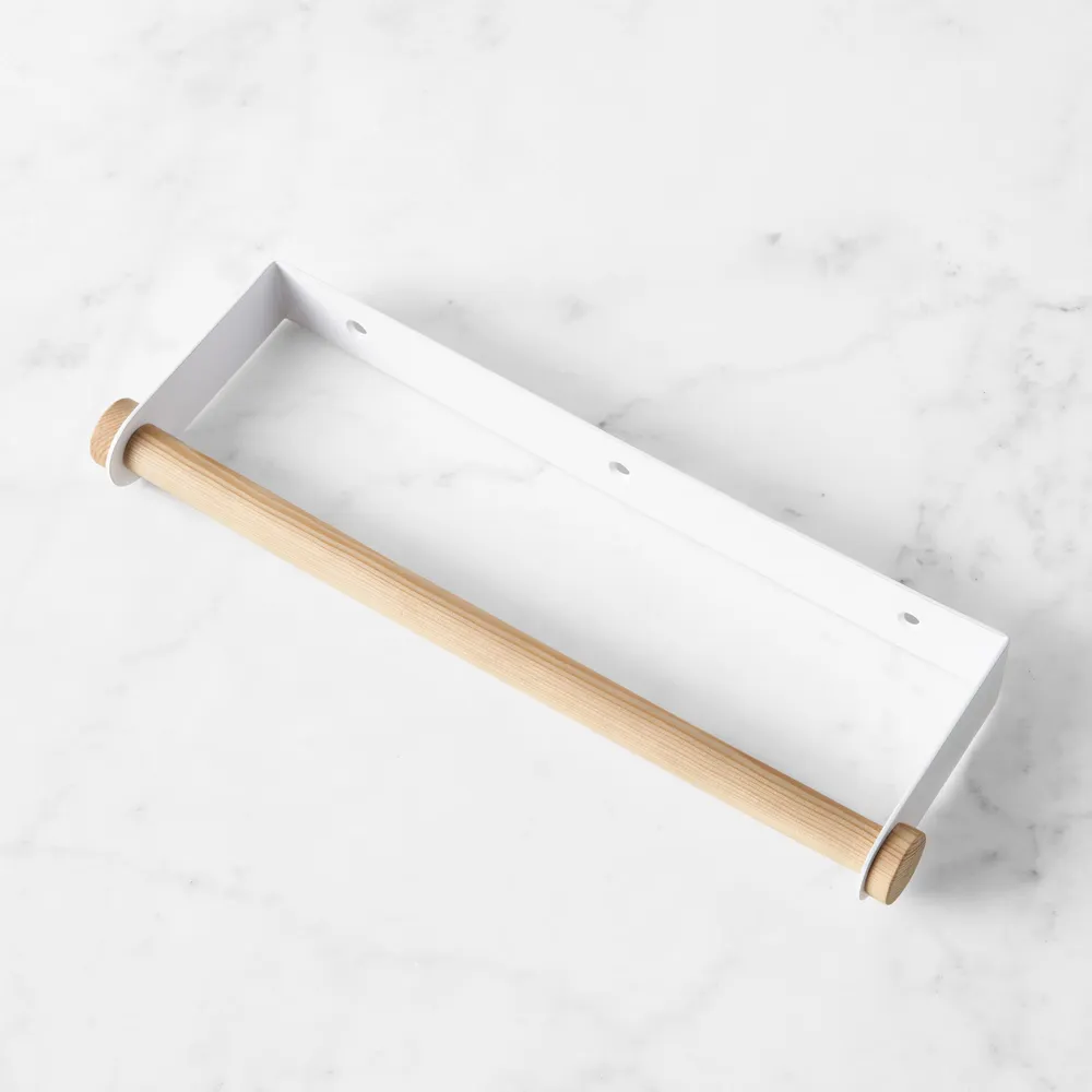 Solid Brass Paper Towel Holder, Under Cabinet Paper Towel Holder