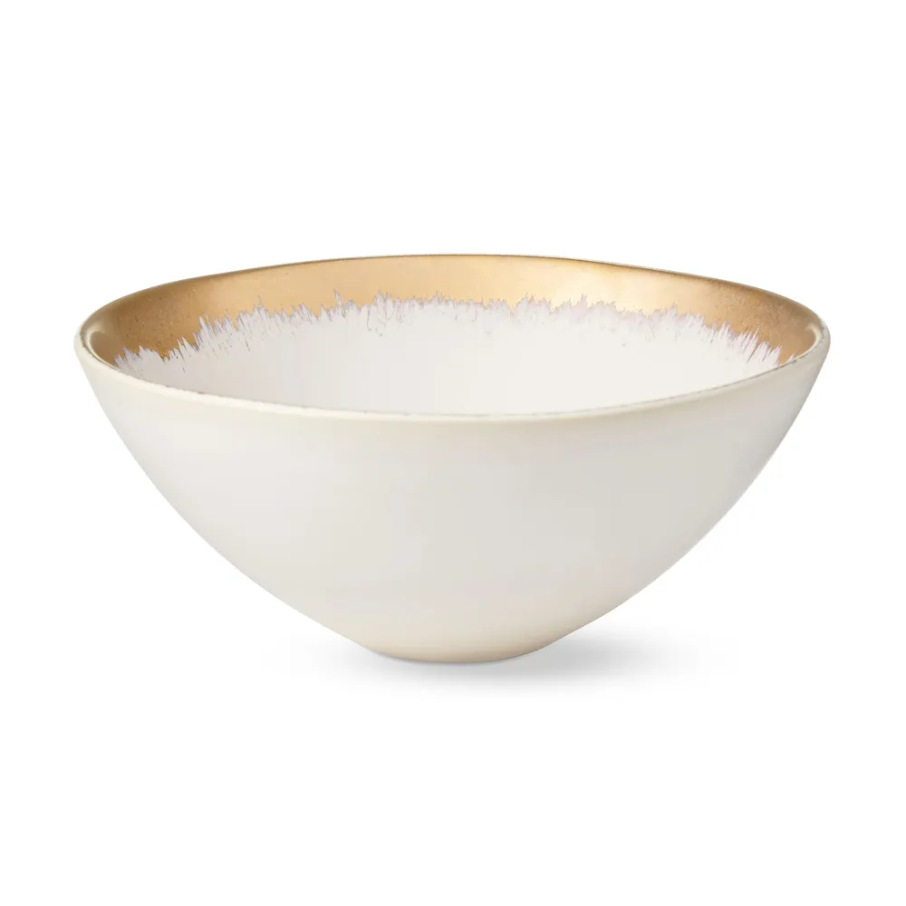 Williams Sonoma Brushed Gold Cereal Bowls, Set of 4