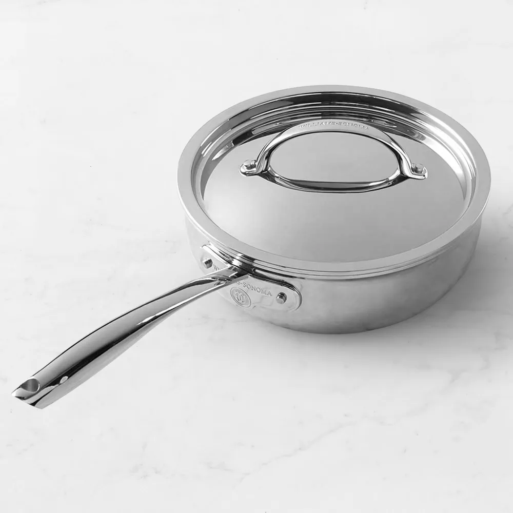 ALL-CLAD Stainless 2-Qt Saucier with lid - Signature Art Ware