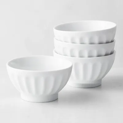 Open Kitchen by Williams Sonoma Porcelain Faceted Bowls
