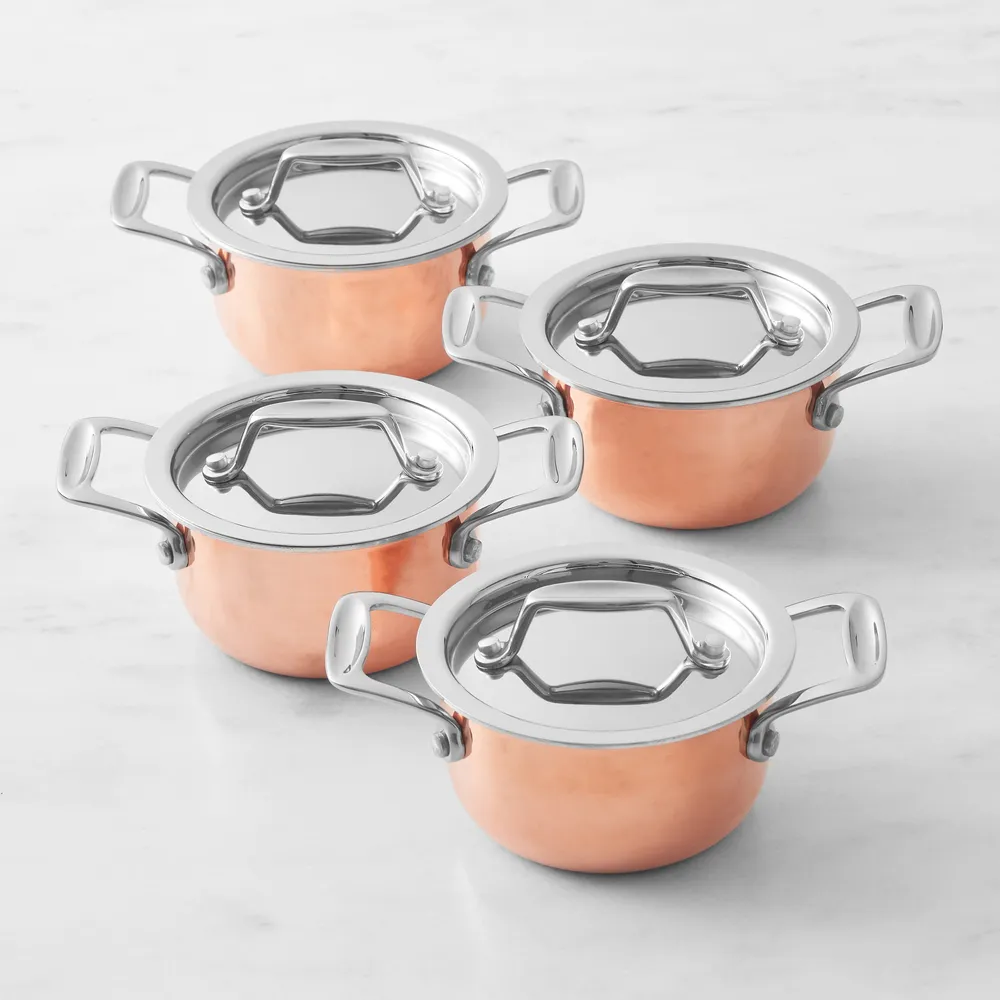 Mini Copper Saucepan with Lid