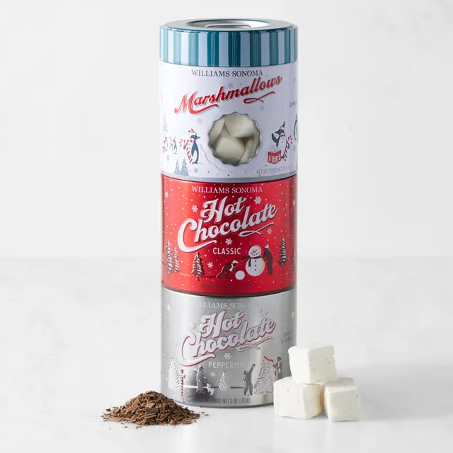 Williams Sonoma Fall Hot Chocolate Stacker & Pumpkin Marshmallows