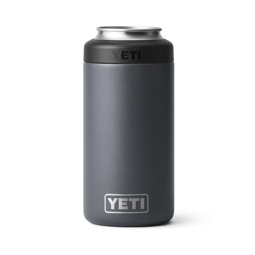 YETI Rambler Colster 16 Oz Tall Can Insulator Black Matte Finish Stainless  Steel