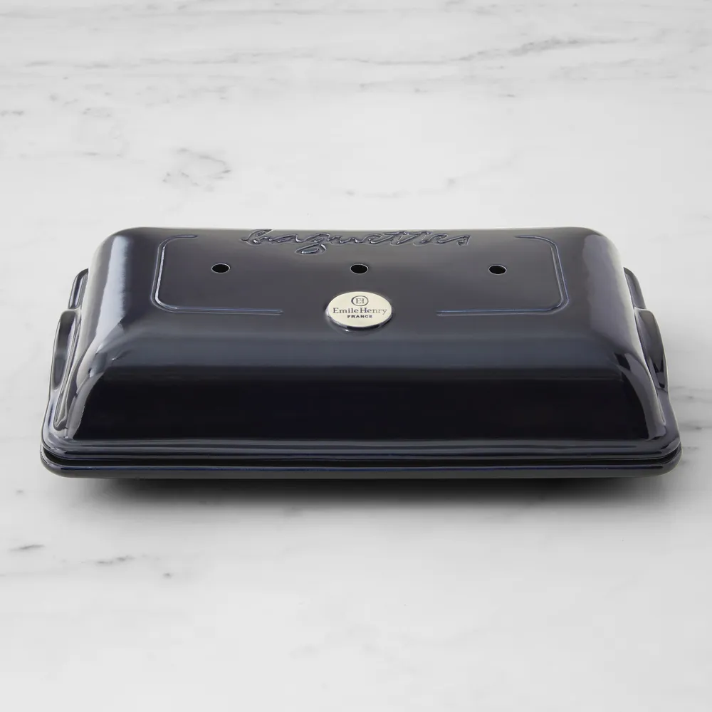 Emile Henry Italian Bread Loaf Pan - Navy