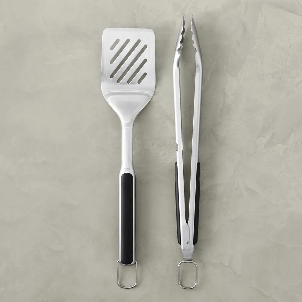 Williams Sonoma OXO Good Grips Grilling Turner and Tongs Set